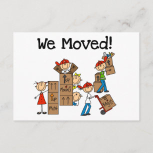 We Moved Announcement Cards