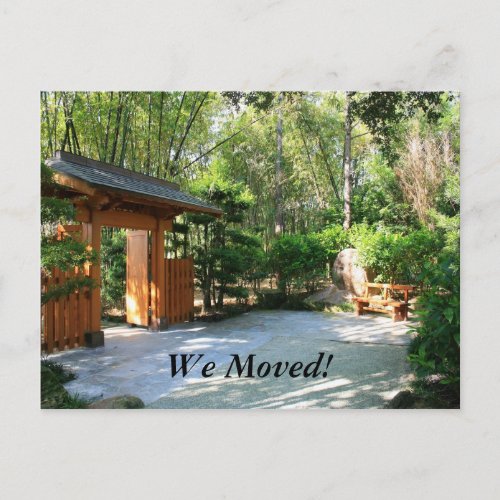 We Moved Announcement Postcard