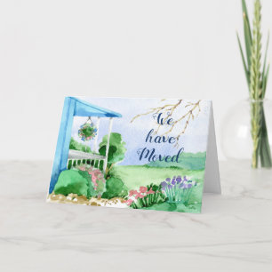 We Moved Card