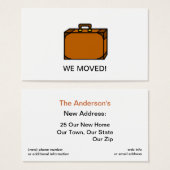 We Moved Change of Address (Front & Back)