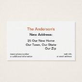 We Moved Change of Address (Back)