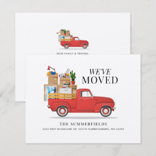 We Moved Change of Address Moving Announcement