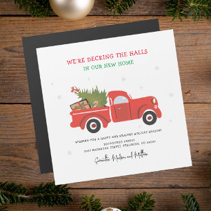 We Moved Christmas Moving Announcement Magnet