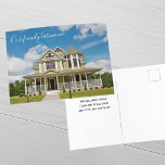 We Moved Custom House Photograph Address Change Postcard<br><div class="desc">Customize your change of address postcards with a custom photo of your new home. Our family has moved to a new house. Simple,  minimalist moving announcement photograph card to send to your friends and family.</div>