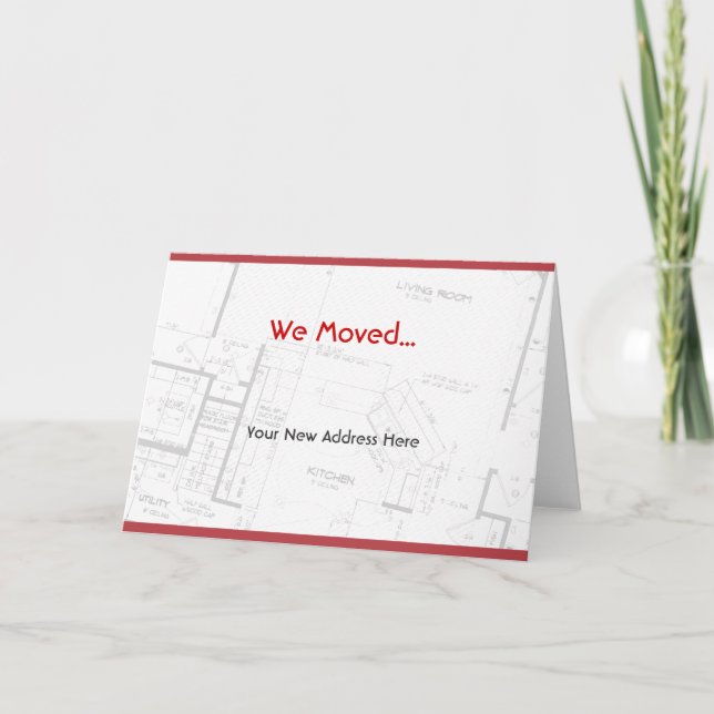 We Moved, moving announcement (Front)