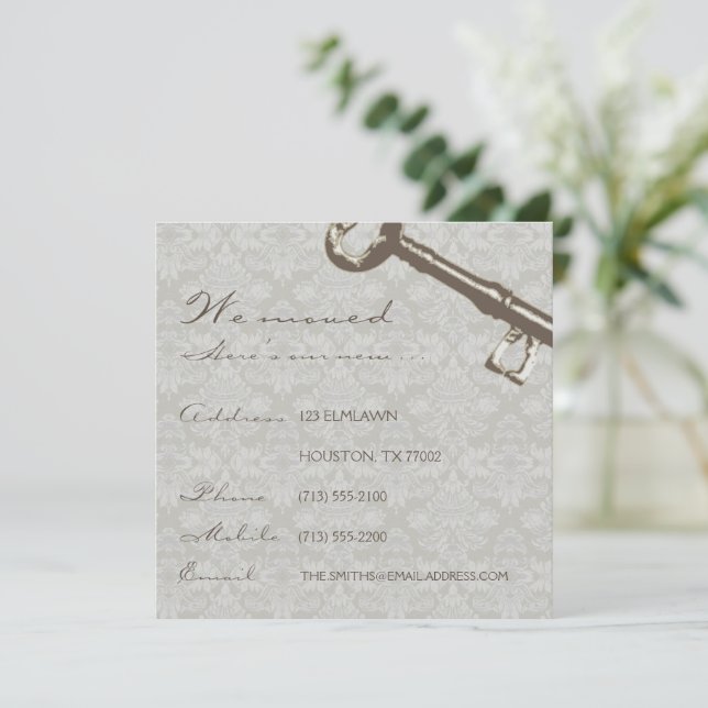 We Moved Moving Announcement Template (Standing Front)