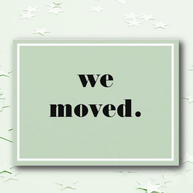 We Moved! New Adress Postcard (Creator Uploaded)