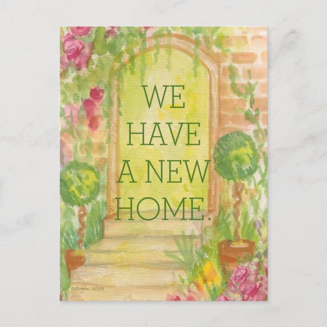 We Moved - New Home Announcement (Front)