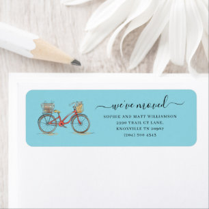 We Moved New Home Moving Return Address Label