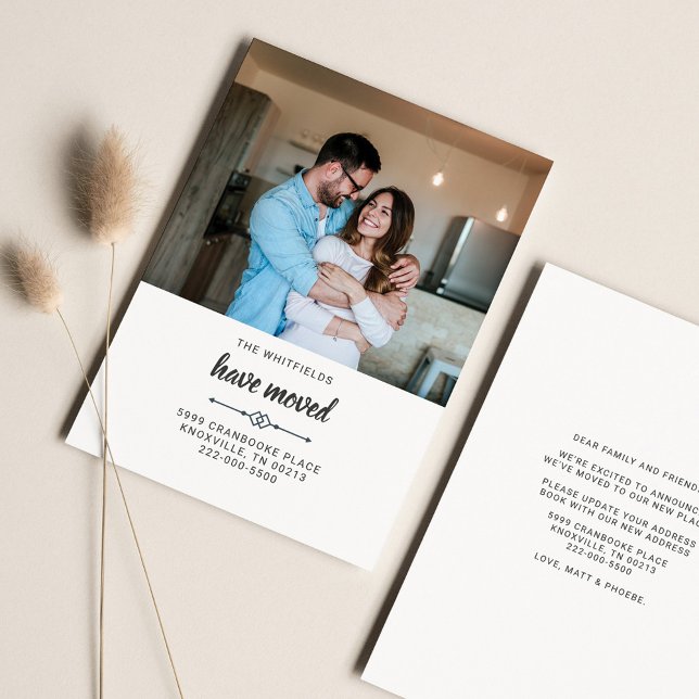 We Moved Photo Family Address Change Moving Card (Creator Uploaded)
