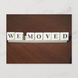 We Moved Postcard