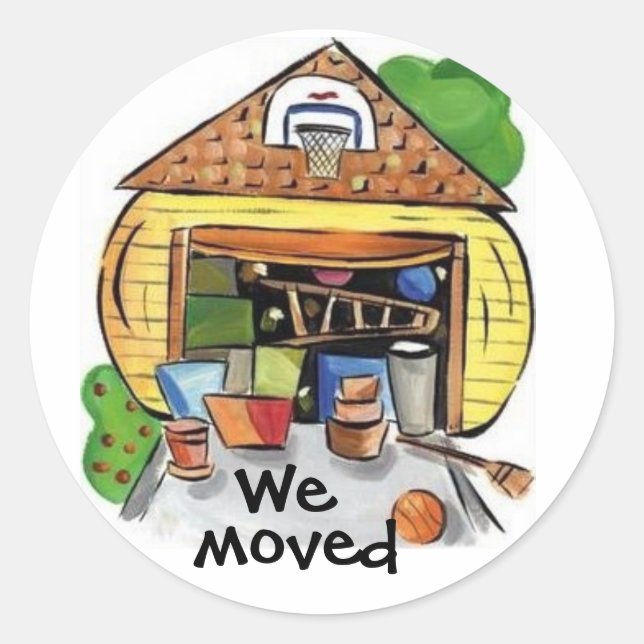 We Moved sticker (Front)