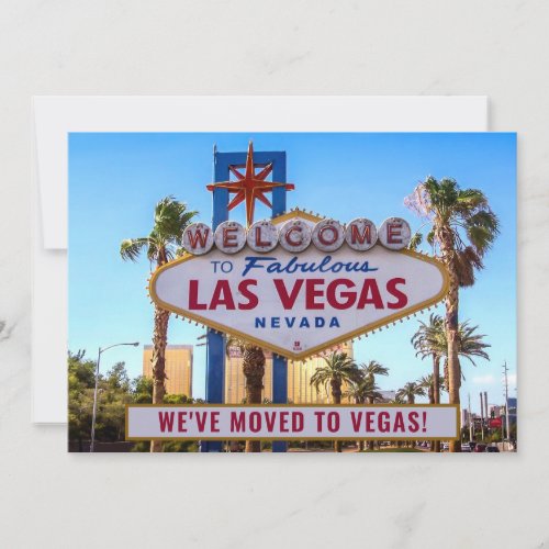 We Moved to Las Vegas New Home Announcement