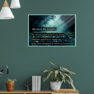 We Must Be Grateful Poster
