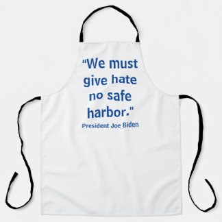 We Must Give Hate No Safe Harbor - Joe Biden Men's Apron