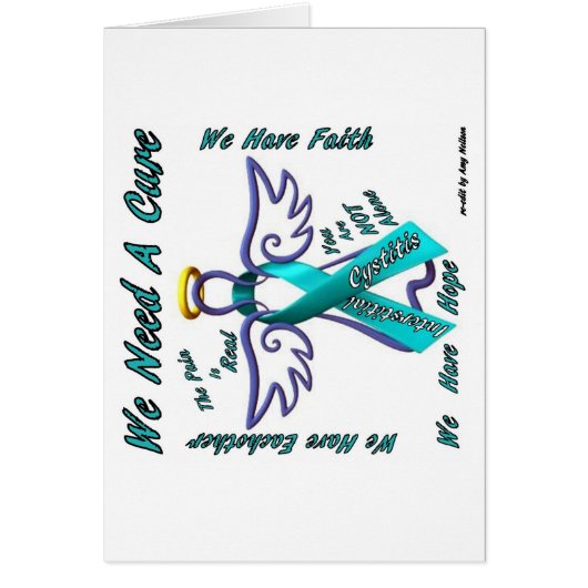 We Need A Cure (Interstitial Cystitis) Cards (Front)