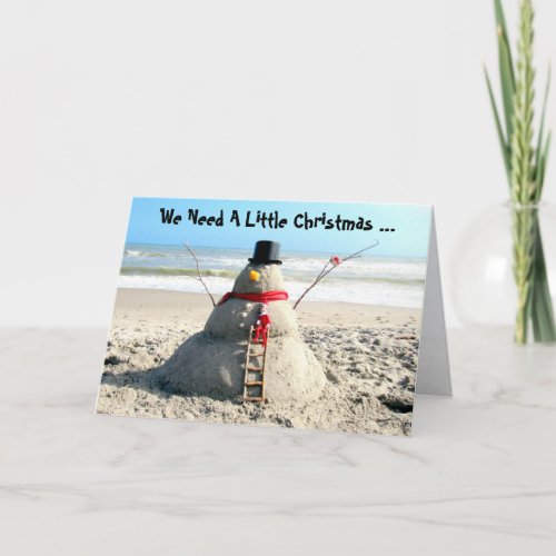We Need a Little Christmas _ Better Days to Come Holiday Card