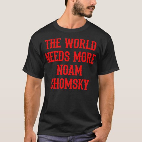 We need more Noam Chomsky Fight against power Ques T_Shirt