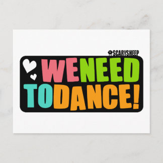 We Need to Dance Postcard