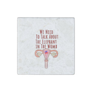 We Need to Talk About The Elephant In The Womb Stone Magnet