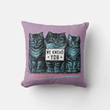 "we Need You" Vintage Cats Girls Lavender Pillow by PetKingdom at Zazzle
