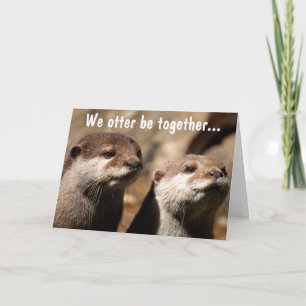 We Otter Be Together Holiday Card
