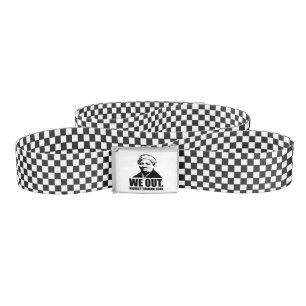 We Out-Harriet Tubman Checkerboard Belt