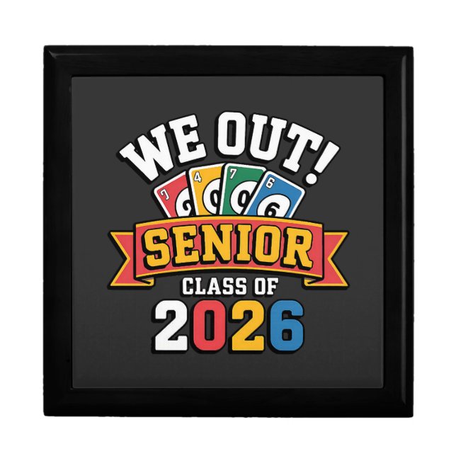 We Out Senior Class Of 2026 Gift Box (Front)