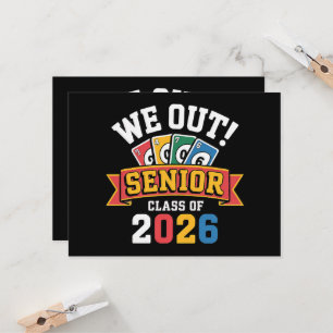 We Out Senior Class Of 2026 Invitation