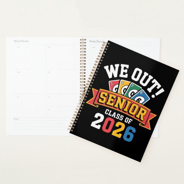 We Out Senior Class Of 2026 Planner (Display)