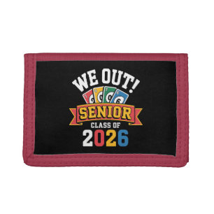 We Out Senior Class Of 2026 Tri-fold Wallet
