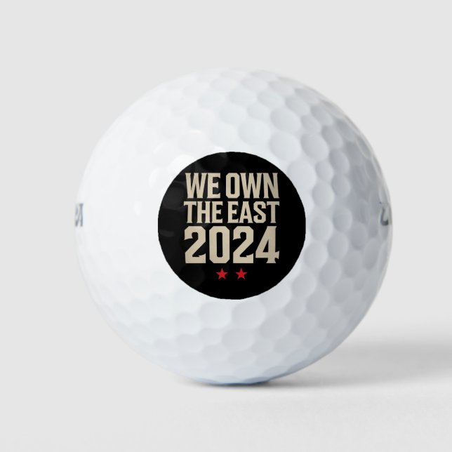 We Own The East 2024 Golf Balls (Front)