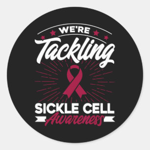We Pack It With Sickle Cell Anaemia Consciousness Classic Round Sticker