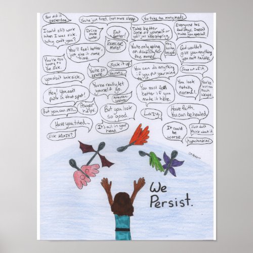 We Persist 11x14 Poster