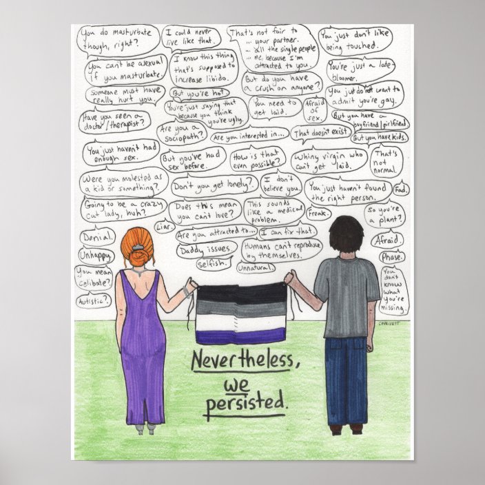 We Persisted Asexual 11x14 Poster