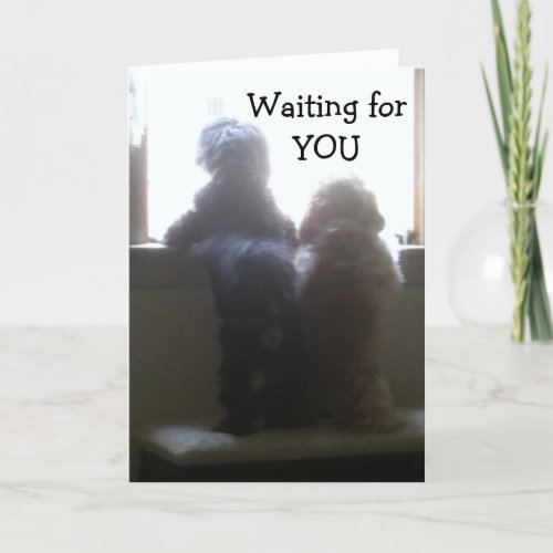 WE R WAITING FOR YOU _ HAPPY 40th BIRTHDAY Card