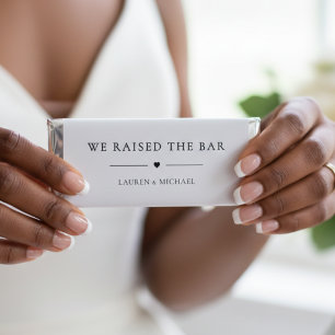 We Raised The Bar Thank You Bridal Shower Wedding