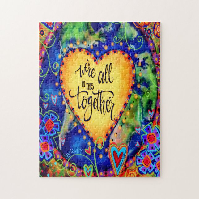 ‘We’re all in This Together’ Inspirivity Jigsaw Puzzle (Vertical)