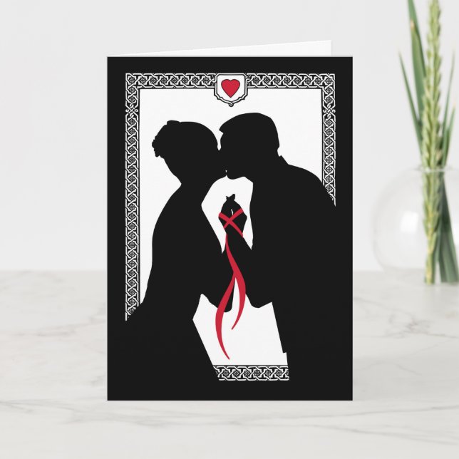 We’re Engaged Tie the Knot Seal the Deal Card (Front)