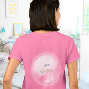 We´re on Cloud 9 Pink Mom to be Baby Shower T-Shirt