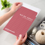 We’re Open Local Business Mailer<br><div class="desc">Announce your opening and attract attention from the very first glance. This WE’RE OPEN shipping envelope is designed for small businesses, storefronts, pop-ups, and service providers looking to introduce themselves to their local community in a bold, modern way. The vibrant all-over pattern paired with the clear “Now in Your Neighborhood”...</div>