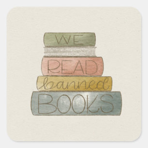 We Read Banned Books Sticker