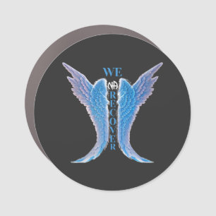 We Recover - NA Narcotics Anonymous Car Magnet
