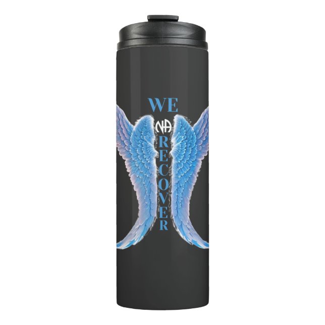 We Recover - NA Narcotics Anonymous Thermal Tumbler (Front)