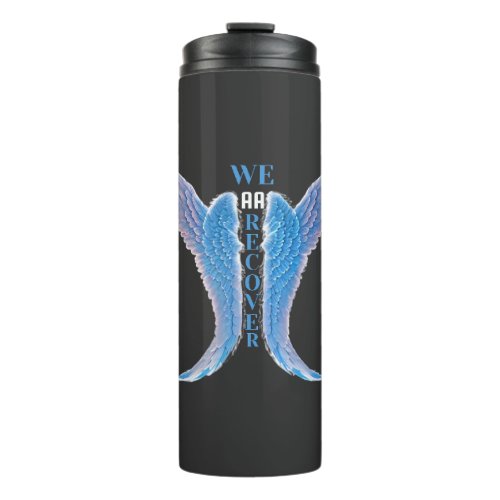 We Recovery _ AA Alcoholics Anonymous Thermal Tumbler