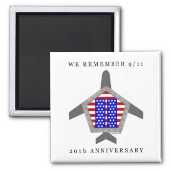We Remember 9/11 20th Anniversary Magnet