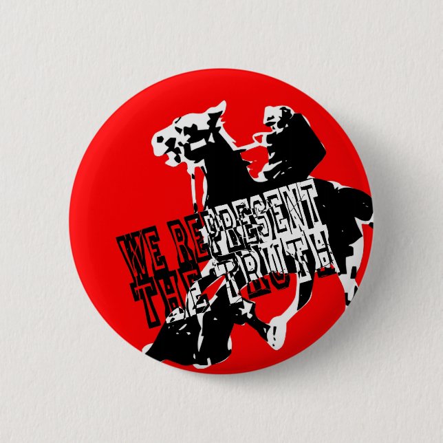 we represent the truth pinback button (Front)