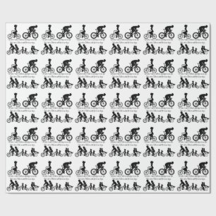 WE RIDE A BIKE WRAPPING PAPER