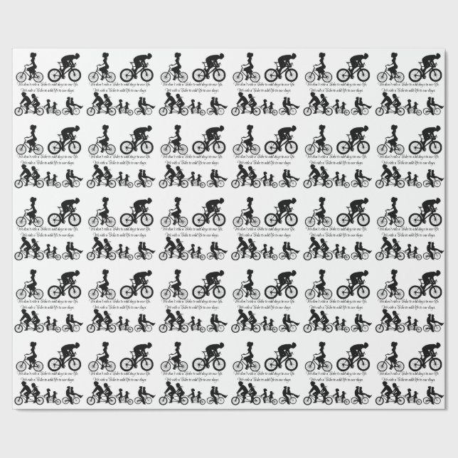 WE RIDE A BIKE WRAPPING PAPER (Seam)