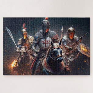 We Ride After Midnight Illustration Jigsaw Puzzle